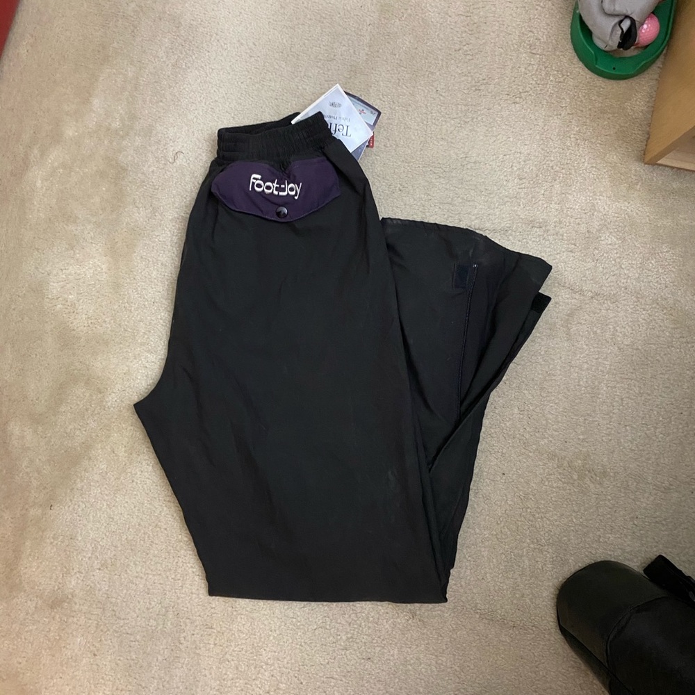 NWT Vintage men’s FootJoy golf rain pants L